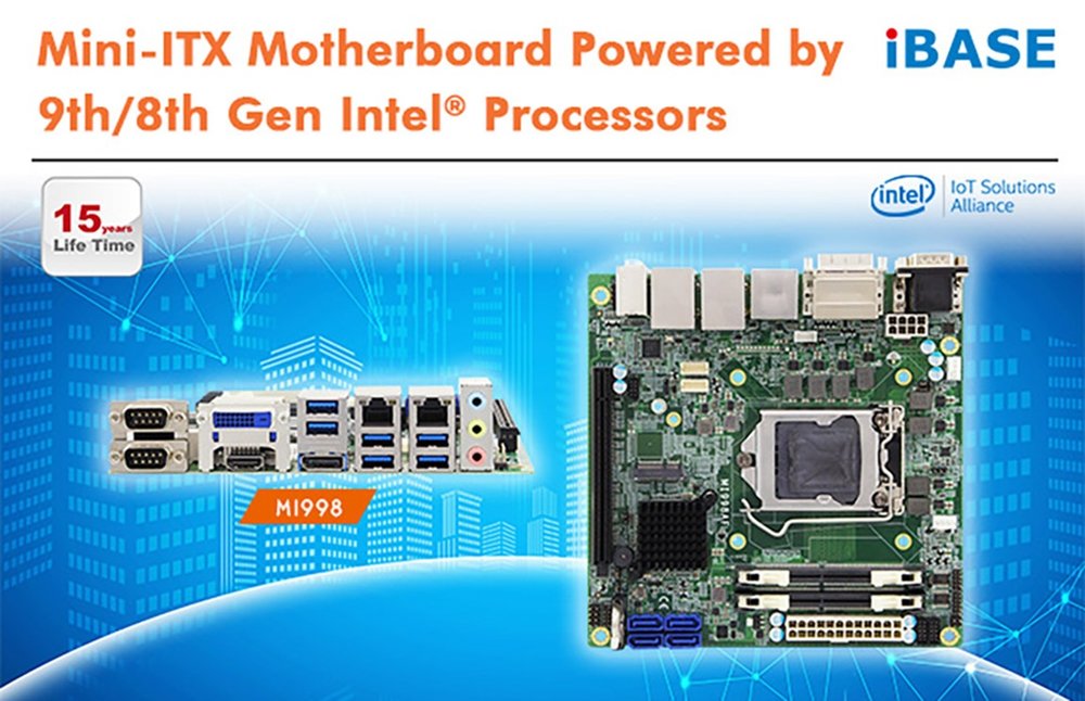 Mini-ITX Motherboard Powered by 9th/8th Gen Intel® Processors
